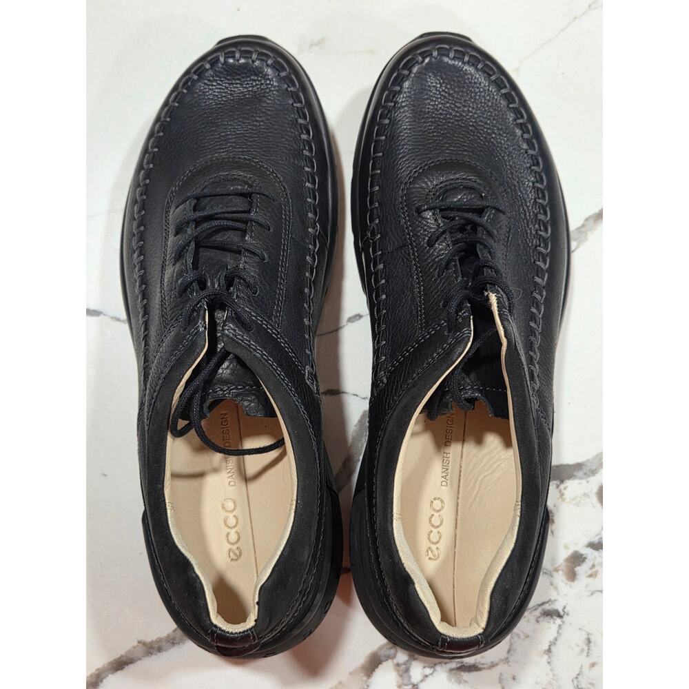 Ecco Cross X Black Casual Pebbled Leather Size 9.5 US, 43 EU Men's - Picture 7 of 9
